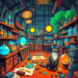 Whose Lab Is It Anyway? - Text-based game