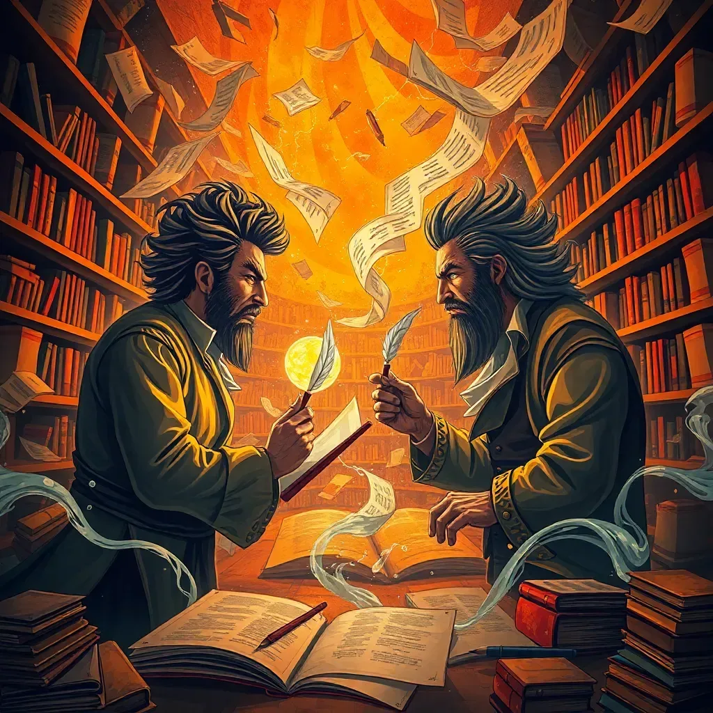 Literary Duel: The Wordsmith's Showdown