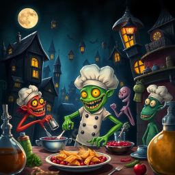 Monster Mash-Up: Culinary Chaos - Text-based game