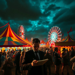 Conspiracy at the Carnival - Text-based game