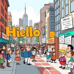 Whose Hello is it Anyway? - Text-based game