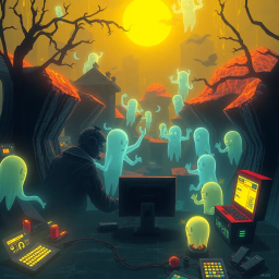 Haunted Byte: Who's This? - Text-based game