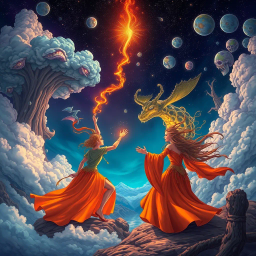 Nightmare Duel: Dreamscape Showdown - Text-based game