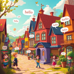 Whose Hello Is It Anyway? - Text-based game