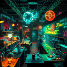 Whose Lab Is It Anyway? - Text-based game