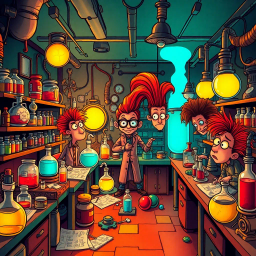 Whose Lab is it Anyway? - Text-based game