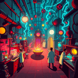 Labyrinth of Mad Science - Text-based game