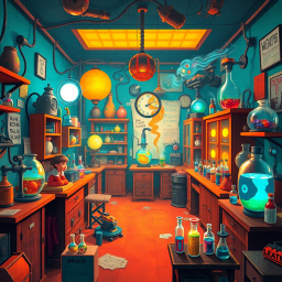 Whose Lab Is It Anyway? - Text-based game