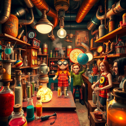 Whose Lab Is It Anyway? - Text-based game