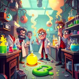 Whose Lab Is It Anyway? - Text-based game