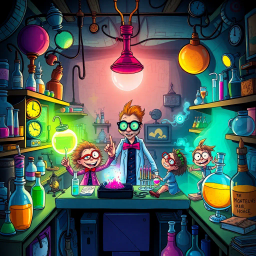 Whose Lab Is It Anyway? - Text-based game