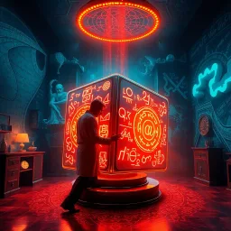 Spinning Cube Adventure - Text-based game