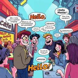 Whose Hello Is It Anyway? - Text-based game