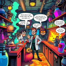 Whose Lab Is It Anyway? - Text-based game