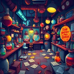 Whose Lab Is It Anyway? - Text-based game