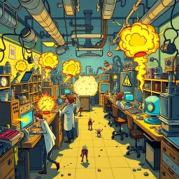 Whose Lab Is It Anyway? - Text-based game