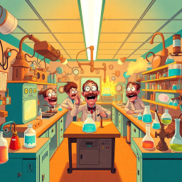 Whose Lab Is It Anyway? - Text-based game