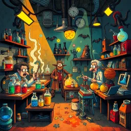 Whose Lab Is It Anyway? - Text-based game