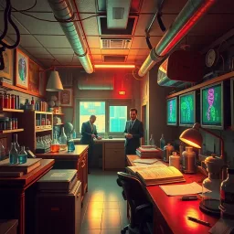 Lab Lament: The Gene-ius Heist - Text-based game
