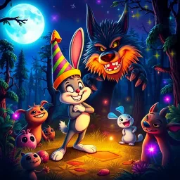 Lunar Frights: Bunny Boy's Big Night - Text-based game