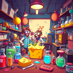 Whose Lab Is It Anyway? - Text-based game