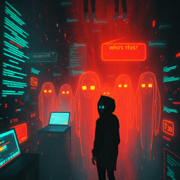 Haunted Byte: Who's This? - Text-based game