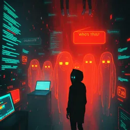 Haunted Byte: Who's This? - Text-based game