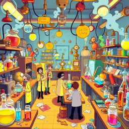 Whose Lab Is It Anyway? - Text-based game