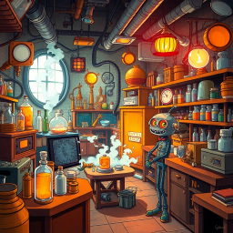 Whose Lab Is It Anyway? - Text-based game