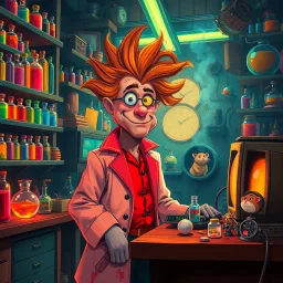 Whose Lab Is It Anyway? - Text-based game