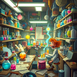 Whose Lab Is It Anyway? - Text-based game