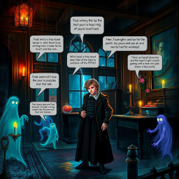 Hello, Whose Ghost is it Anyway? - Text-based game