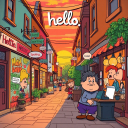 Whose Hello Is It Anyway? - Text-based game