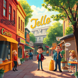 Whose Hello Is It Anyway? - Text-based game