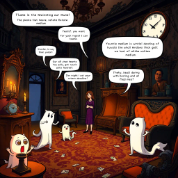 Hello, Whose Ghost is it Anyway? - Text-based game