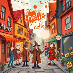 Whose Hello Is It Anyway? - Text-based game