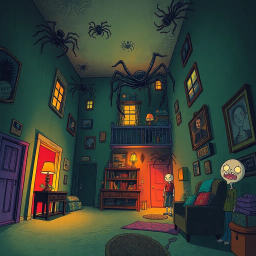 Nightmare Neighbors - Text-based game