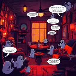 Whose Ghost Is It Anyway? - Text-based game