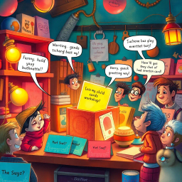 Whose Hello Is It Anyway? - Text-based game