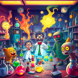 Whose Lab Is It Anyway? - Text-based game