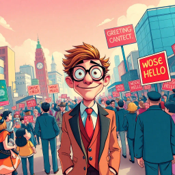 Whose Hello Is It Anyway? - Text-based game