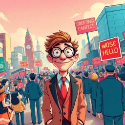 Whose Hello Is It Anyway? - Text-based game
