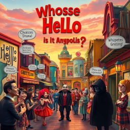 Whose Hello is it Anyway? - Text-based game