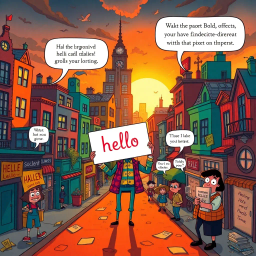 Whose Hello is it Anyway? - Text-based game