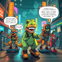 Techno-Saur: The Blockchain Rumble - Text-based game