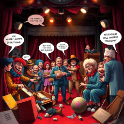 Who Stole the Show? - Text-based game