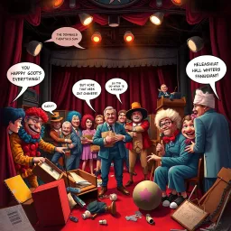 Who Stole the Show? - Text-based game