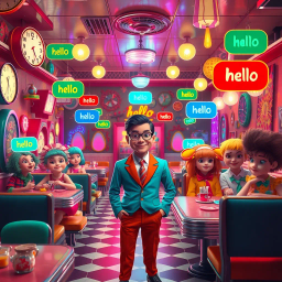 Whose Hello Is It Anyway? - Text-based game