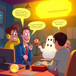 Whose Hello Is It Anyway? - Text-based game