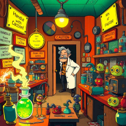 Whose Lab Is It Anyway? - Text-based game